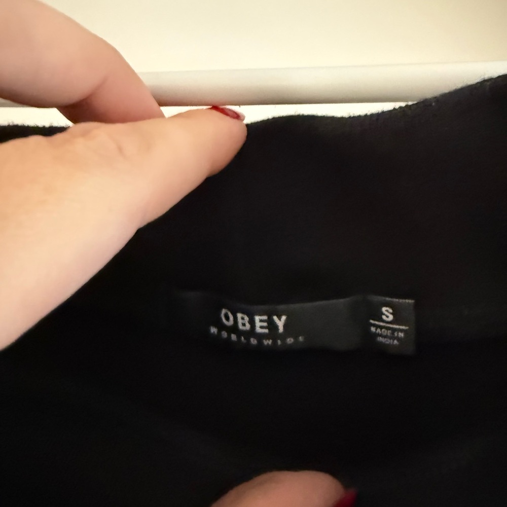 Obey Black Sweater View 4